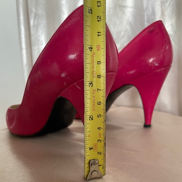 SHOES LEATHER HOT PINK SIZE 8.5N HOT! HOT !HOT! - Picture 2 of 11